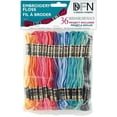 thumbnail image 1 of Fil Dentaire Brodé en Coton 8.7yd 36/pkg-Couleurs Variées, 1 of 3