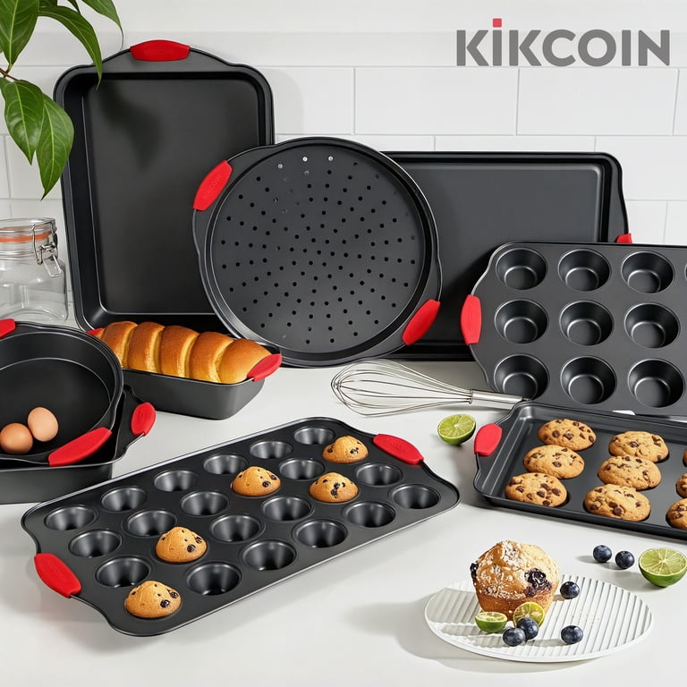 Kikcoin Bakeware Set, 33-Piece Baking Pans Set, Nonstick Baking
