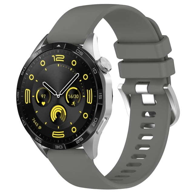 Sporty Breathable Silicone Watch Band Sweatproof Water Proofing And Comfortable Wearing Experience Compatible With Smartwatch Bulk Analog Watch Mechanical Watch with Letters Ca0621-05l Men's Analog