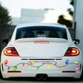 thumbnail image 4 of Meggemo Christmas Car Decor Colorful Bulb Magnetic Stickers Removable Auto Decals for Vehicle Exterior Holiday Season Winter Car Decor, 4 of 6