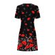 thumbnail image 5 of Vestido casual de mujer con hombros descubiertos y mangas cortas con estampado de espalda para adelgazar Fridja  qw1396, 5 of 5