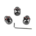 thumbnail image 1 of Electric Guitar Skull Knobs, Versatile Calm Personalized Look Metal Corrosion Resistant Smooth Electric Guitar Skull Head  for Guitarists for Performance GD304 Black, 1 of 7