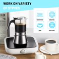 thumbnail image 3 of Cafetera de café espresso SIXAQUAE Crystal Glass 360 ml, 3 of 5