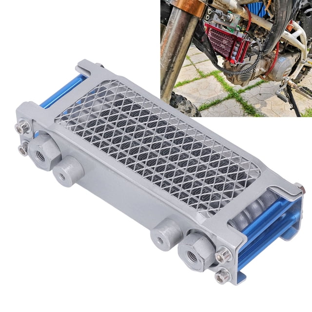 Conjunto de Radiador de refrigerador de aceite del motor, reduzca la Carga del motor, Instalación fácil Radiador de aceite de Motocicleta Alto Rendimiento para Bicicleta