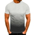 thumbnail image 3 of sususu T Shirts for Men Short Sleeve Pack Crewneck Cotton Blend Tee Shirt Loose Fit Undershirt Tee Tops Bulk Summer Trendy Athletic Short Sleeve Grey M, 3 of 4