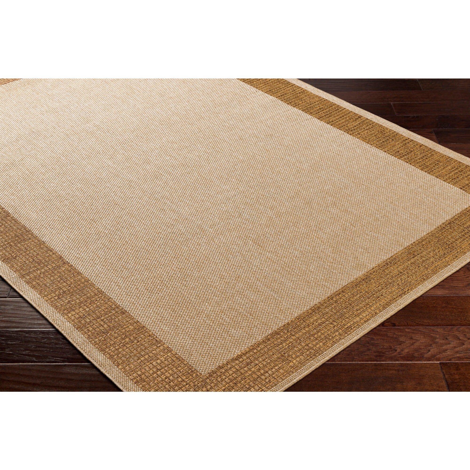 Livabliss Pertek Border Indoor Area Rug, Taupe ,2' x 2'11"