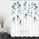 thumbnail image 4 of Cortina de ducha decorativa, cortina de ducha para baño, tela botánica de acuarela, impermeable, con 12 ganchos, poliéster ecológico, secado rápido, antibacteriano para entornos de alta humedad, 4 of 6