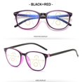 thumbnail image 2 of Lunettes de Lecture Anti-Transition Bleues Lentilles Progressives Multifocales R7F8, 2 of 6