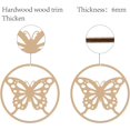 thumbnail image 2 of 12inch Butterfly Torus Wall Art Laser Cut Wooden Wall Sculpture Home Decor Sacred Geometry Meditation Spiritual Symbol Unfinished, 2 of 8