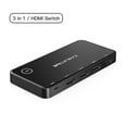 thumbnail image 1 of Interruptor HDMI CABLETIME 3 en 1, gris espacial, 1 of 2
