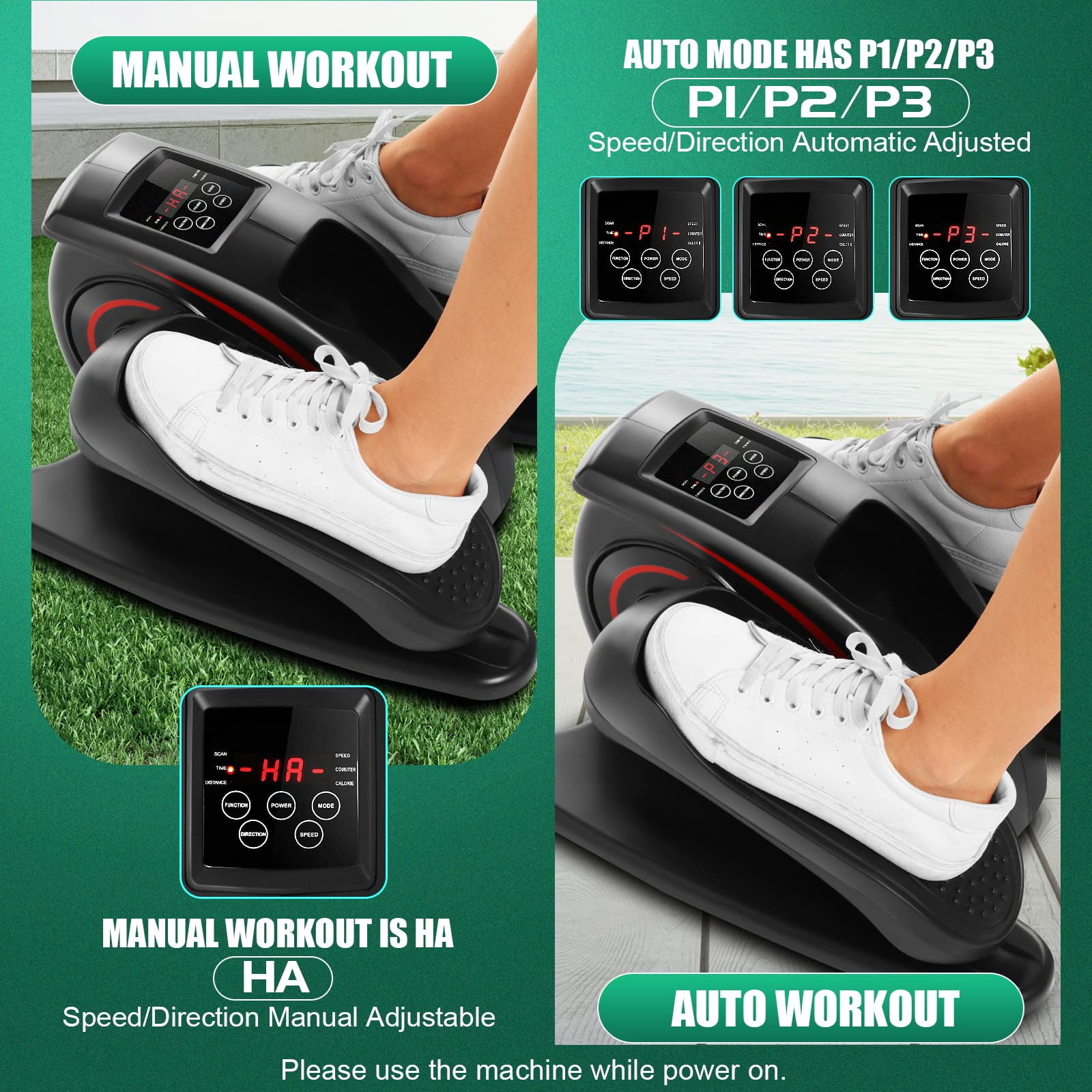 Ancheer desk elliptical manual sale