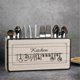 thumbnail image 2 of Retro Wooden Tableware Storage Box Tabletop Knife Fork Storage Rack, 2 of 5