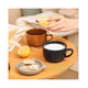 thumbnail image 5 of Tazas Vaso Café Cerámica De Gato De Té Con Tapa Y Cuchara Lab.G Café, 5 of 5