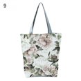 thumbnail image 1 of Great Craftmanship Smooth Zipper Shoulder Bag Reusable Vivid Flower Print Roomy Book Tote Bag for Daily Life, 1 of 10