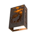 thumbnail image 6 of Meyda 120788 10 in. Deer Wall Sconce, Cajun Spice & Amber Mica, 6 of 6