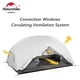 thumbnail image 4 of Tienda de campaña Naturehike Mongar 2 para 2 personas, ultraliviana, de 20 D, impermeable, para senderismo, supervivencia, acampada al aire libre, 4 of 5