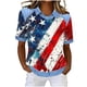 thumbnail image 2 of Haivin Women's Short Sleeve Shirts Summer Tops 2026 Spring Trendy Casual T-Shirts Cute Work Outfits Blouses, 2 of 7