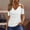 White, variant on Hvot&aat Women's O-Ring Cold Shoulder Tops Hollow Out Eyelet Short Sleeve T-Shirts Casual Solid Cold Going Out Tops
