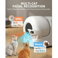 thumbnail image 3 of PETKIT Purobot Ultra Auto Waste Packing & Multi-Cat Toilet Behavior Ai Camera Tracking Automatic Self-Cleaning Cat Litter Box, Smart Robot with 5G WiFi App Control&Integration Safety&Odor Free, 3 of 8