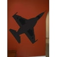thumbnail image 2 of Wallhogs Haynes Silhouette Jet (F16 Falcon) VIII Cutout Wall Decal, 2 of 2