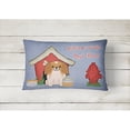 thumbnail image 2 of Carolines Treasures BB2857PW1216 Dog House Collection Pekingnese Red White Canvas Fabric Decorative Pillow  12H x16W, 2 of 3