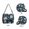 thumbnail image 3 of ZIATUBLE Floral Paper Towel Holder Green Leaves Paper Dust Cover Case with Smooth Zipper Hanging Toilet Paper Dispenser Kitchen Paper Towel Holder Organizer Lightweight Storage Bags, 3 of 7