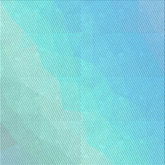 Ahgly Company Indoor Square Patterned Blue Turquoise Green Area Rugs, 8' Square
