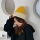 thumbnail image 5 of Gorro de , sombreros térmicos s suaves para mujer, resistente al viento, resistente al frío, elegante, de protección - Amarillo, 5 of 7