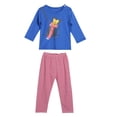 thumbnail image 3 of 2 Piezas Niños Mono De Dibujos Animados Camisa De Manga Larga Pantalones A Rayas (90)-126693.03 Likrtyny Bebé, 3 of 7