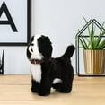 thumbnail image 2 of Chien Jouet Interactif E Chien Simulé Peut Marcher Aboyer Remuer la Queue avec Musique Jouet de Détection pour Chien Style E Border Collie Peluche Chien Électrique Sons Réalistes Mouvement Cadeau pour Enfants, 2 of 6