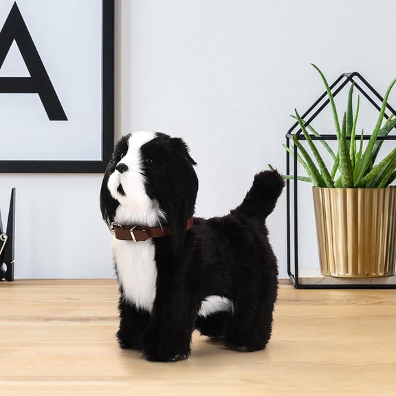 Interactive Walking Dog Toy for Childs, Sensing Pet That Barks and Wags Tail ā Soft Plush Realistic Puppy with Music, Touch-Activated Movement, Ideal Gift for Toddlers and Animal Lovers