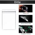 thumbnail image 3 of Yirtree 200Pcs Mini Self Seal Plastic Pack Zipper Lock Bags Clear PVC Antitarnish Jewelry Rings Earrings Packing Storage Pouch for Zip Transparent Anti Oxidation Lock Poly Pouch, 3 of 7