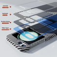 thumbnail image 5 of Aramid Fiber Case for Samsung Galaxy Z Flip 6 Case Aramid Fiber Thin Fit Slim Minimalist 6 FT Military Grade Drop Protection Case with Wireless Charging, Black&Silver, 5 of 6
