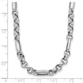 thumbnail image 2 of 5mm 925 Sterling Silver Rhodium Plated Polished Fancy Link Necklace 18 Inch Pendant Necklace for Women, 2 of 2