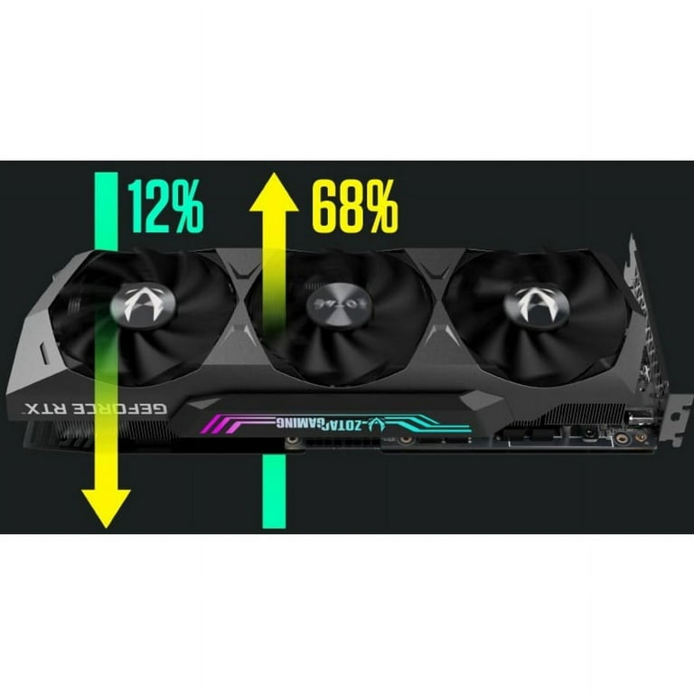 Zotac NVIDIA GeForce RTX 3070 Ti Graphic Card, 8 GB GDDR6X