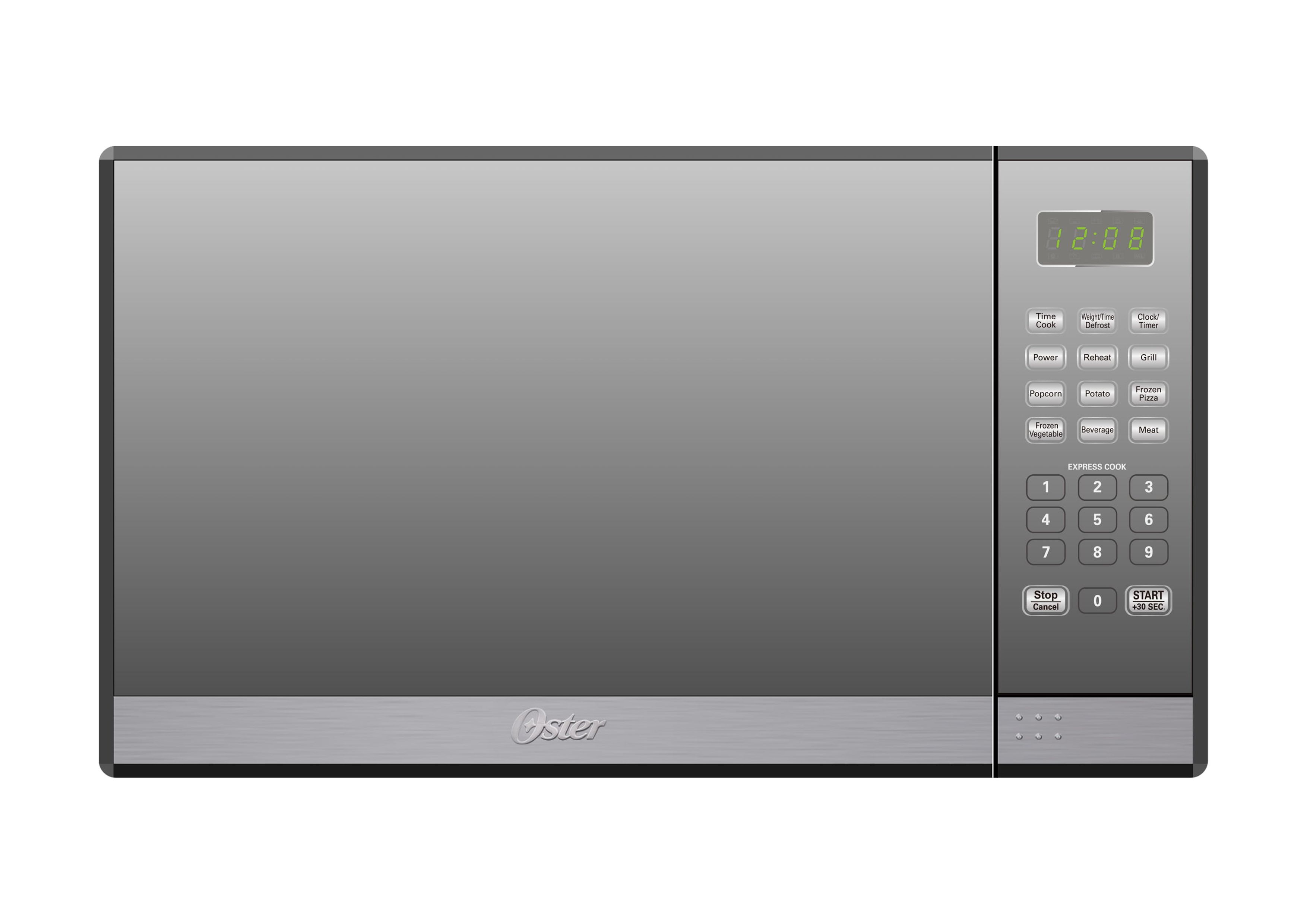 Oster 1.3 Cu. ft. Stainless Steel with Mirror Finish Microwave Oven with Grill - image 4 of 4