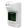 thumbnail image 1 of Termómetro Infrarrojo K3X sin Contacto con Alarma de Fiebre, 6 Idiomas, Almacenamiento de 50 Datos, 3 Modos de Instalación, Pantalla LED Grande, Precisión de ±0.2°C, Ideal para Oficinas, Escuelas y, 1 of 6