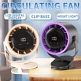 thumbnail image 3 of Ventilador Eléctrico Inteligente de Escritorio con Doble Función de Viento, Carga USB, con Clip y Circulación Ajustable en Múltiples Ángulos B, 3 of 5