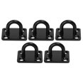 thumbnail image 2 of Stainless Steel Ceiling Hook, Stainless Steel Eye Plate 5Pcs Scratch Resistant Stable Strong Bearing Rust Proof  For Sandbag 6mm, 2 of 8
