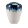 thumbnail image 1 of IMAX 13727 Hamako Vase de Sol&44; Sarcelle, 1 of 1