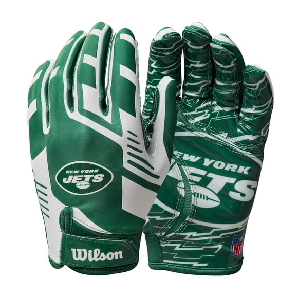 Guantes de fútbol Wilson Nfl Stretch Fit - Adulto New York Jets
