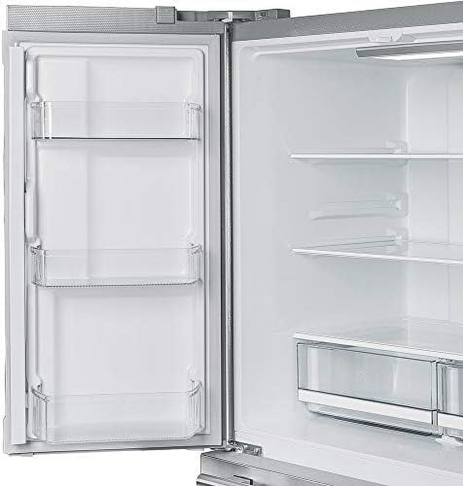Forno Salerno 36-Inch Side-by-Side Stainless Steel Refrigerator, 20 cu.ft, ENERGY STAR Certified