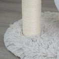thumbnail image 3 of Petpals 37" Cat Tree with Cute Cat-shaped Sisal Scratching Mat with Free LED-Ball, 3 of 9