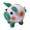 Green, variant on Colorful Glass Pig Miniature Sculpture for Art Lover and Collectors Ornament