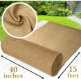 thumbnail image 4 of Burloptuous Burlap Roll - 40"x15 Feet - Natural Burlap Fabric for Gardening, Decoration, Rustic Party, 4 of 9