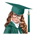 thumbnail image 2 of Shiny Graduation Cap with Tassel for Kindergarten Preschool High School and College Celebrations, 2 of 4