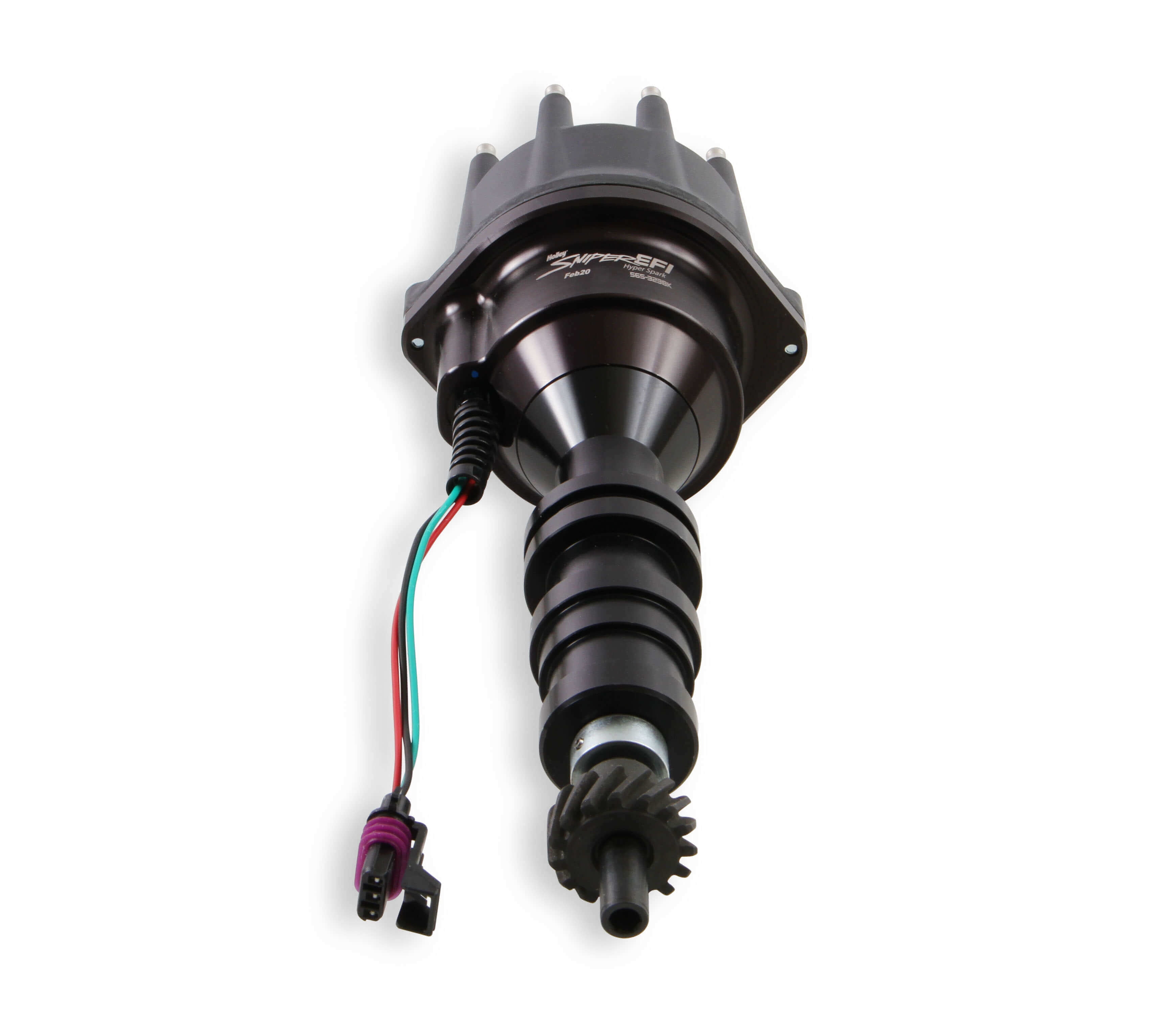 Holley Sniper EFI 565-323BK Sniper EFI HyperSpark Distributor - Ford FE - Black