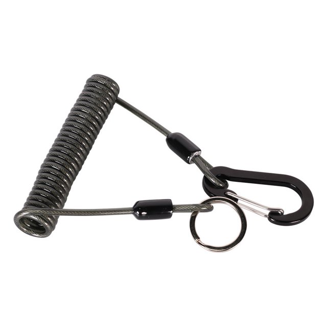 Mosiee Fishing Missed Rope Anti-Lost Spiral Spring Lure Pliers Lanyard Wire Spring Rope Prevent Rod Drop Lose Accessories Tools