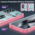 thumbnail image 5 of Design for Samsung Galaxy S24 5G Phone Case with Camera Lens Ring Holder Kickstand Heavy Duty Rugged Shockproof Military Grade Bumper Protective Cover for Women Men Girls 6.1 inch Rose Gold, 5 of 14