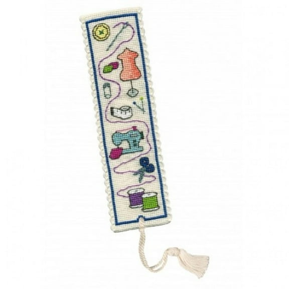 Textile Heritage Sewing Bookmark Counted Cross Stitch Kit
